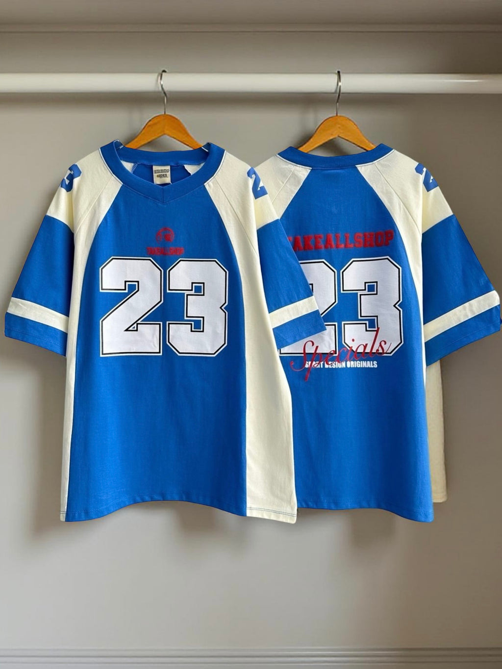 Oversized baseball shirt