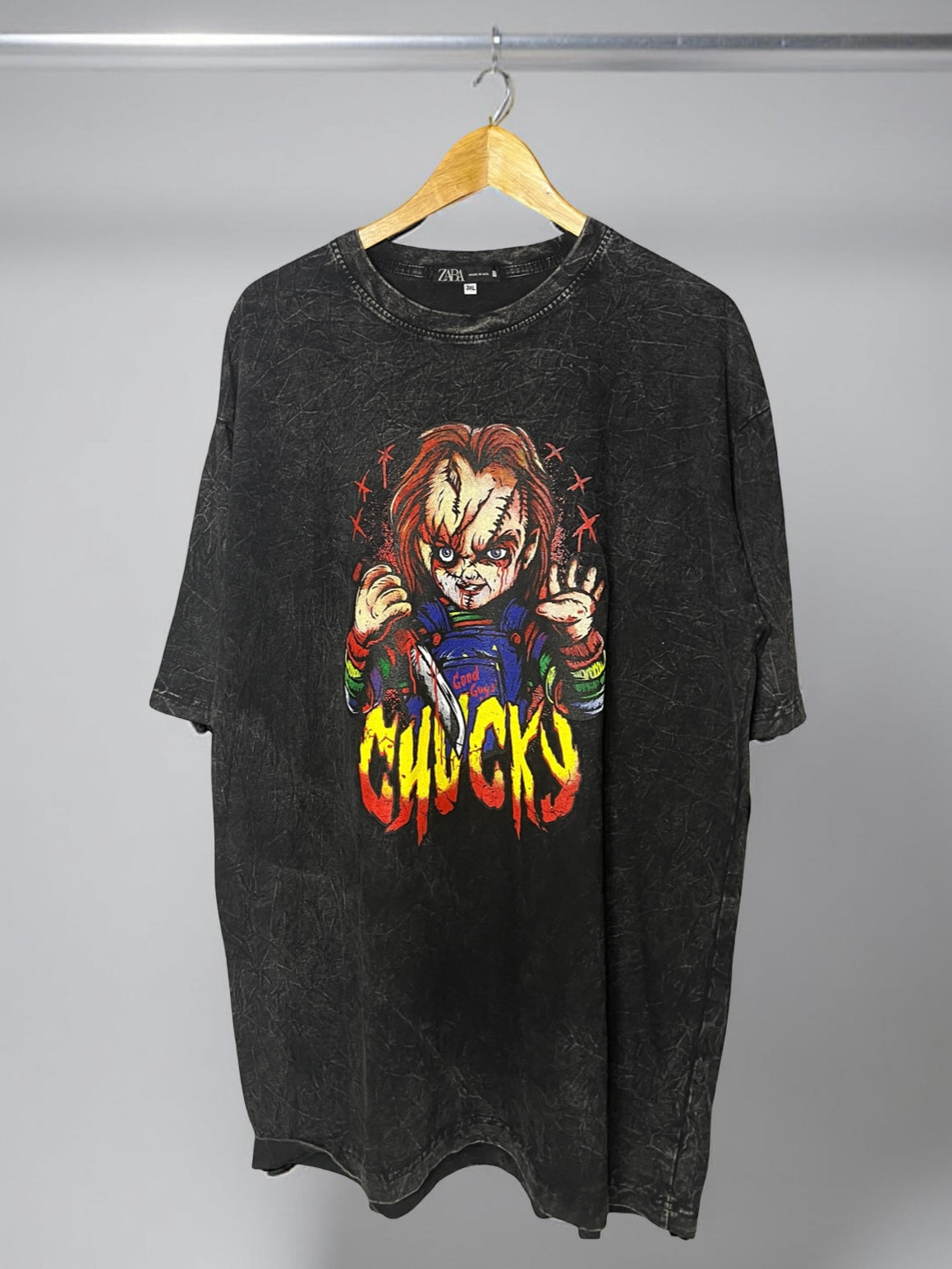 Chucky acid washed oversize shirt