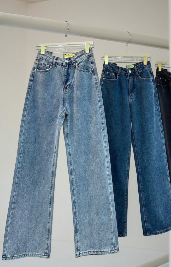 Wide leg jeans