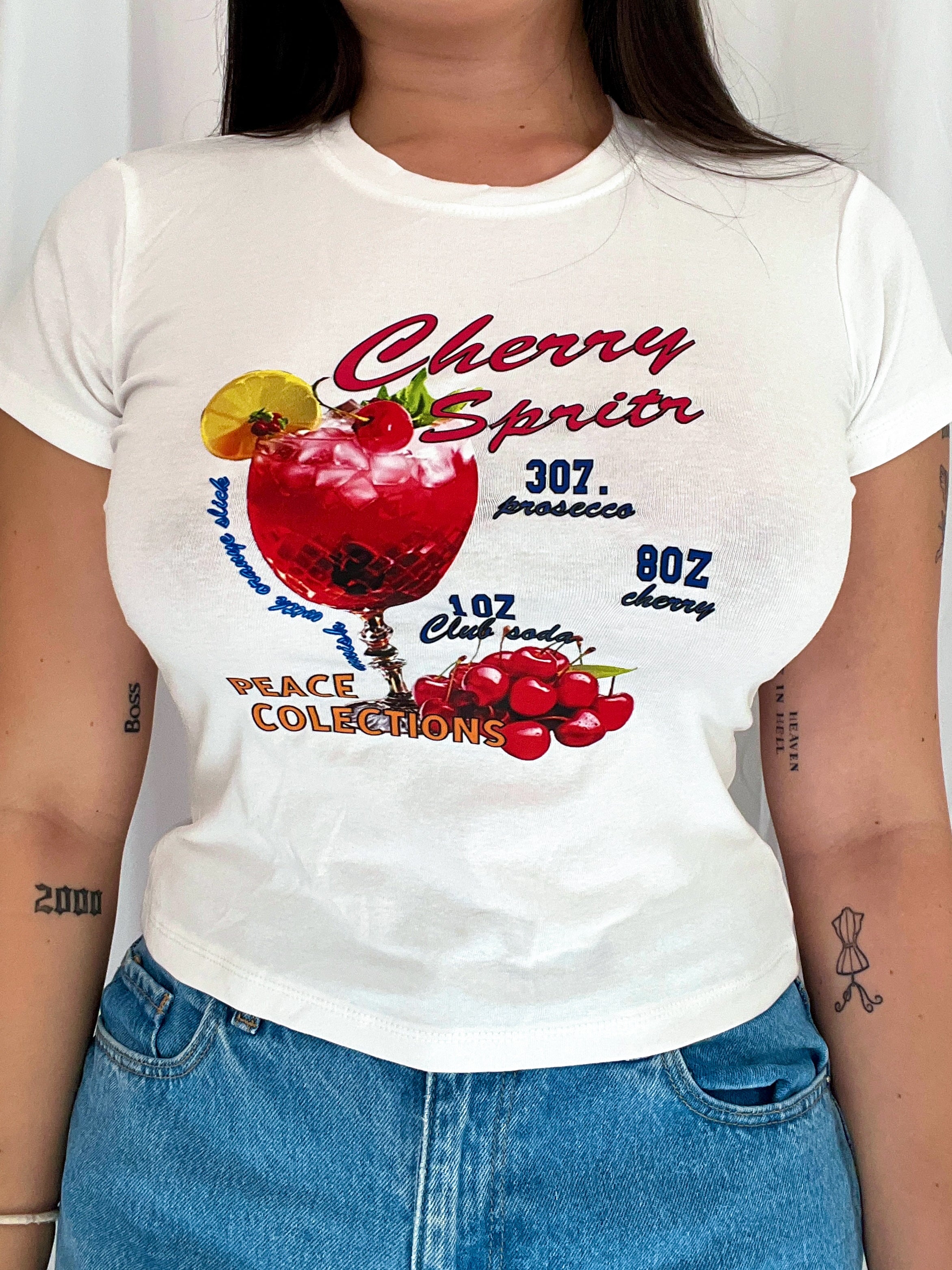 Cherry spritz shirt