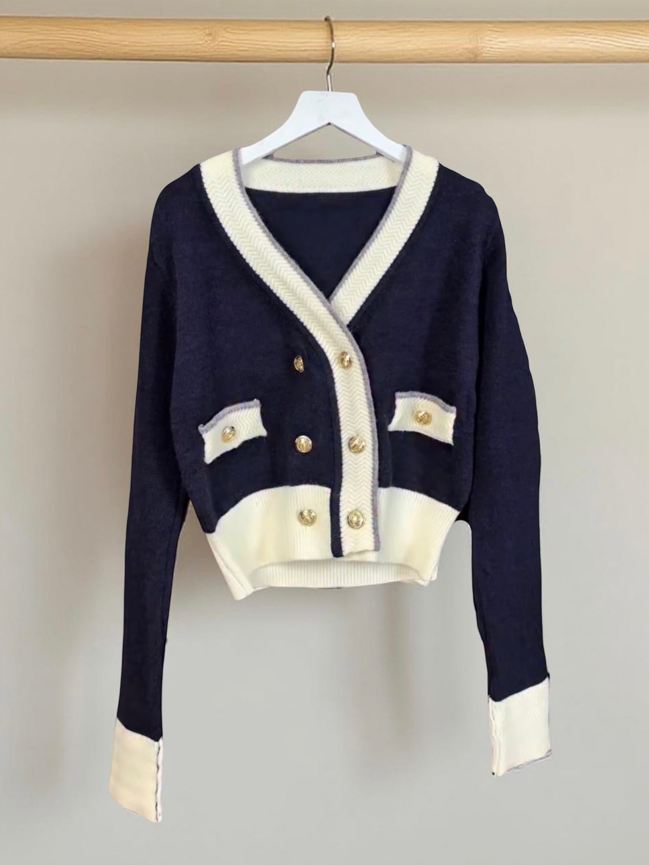 Navy chic cardigan