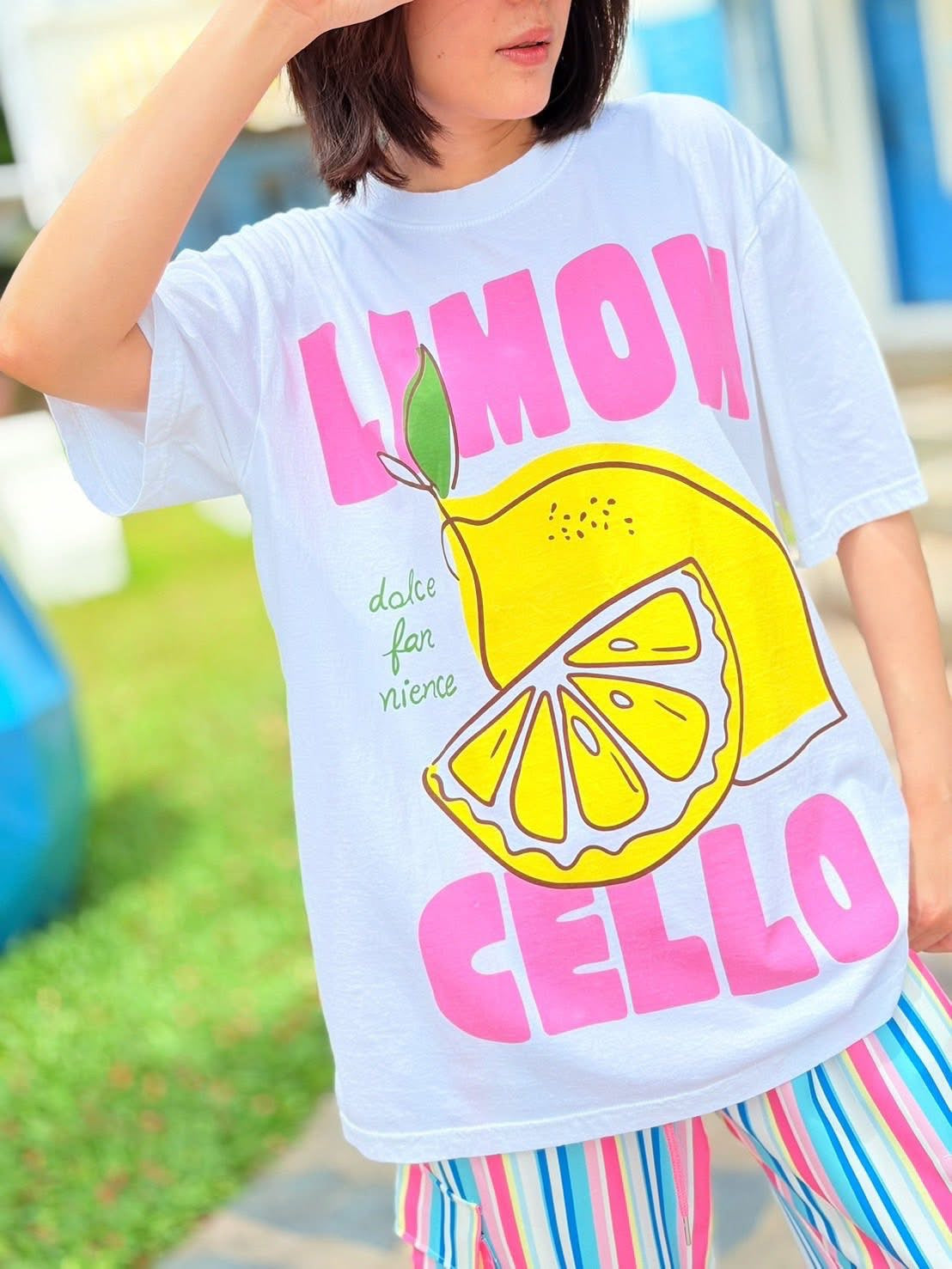 Lemon cello shirt