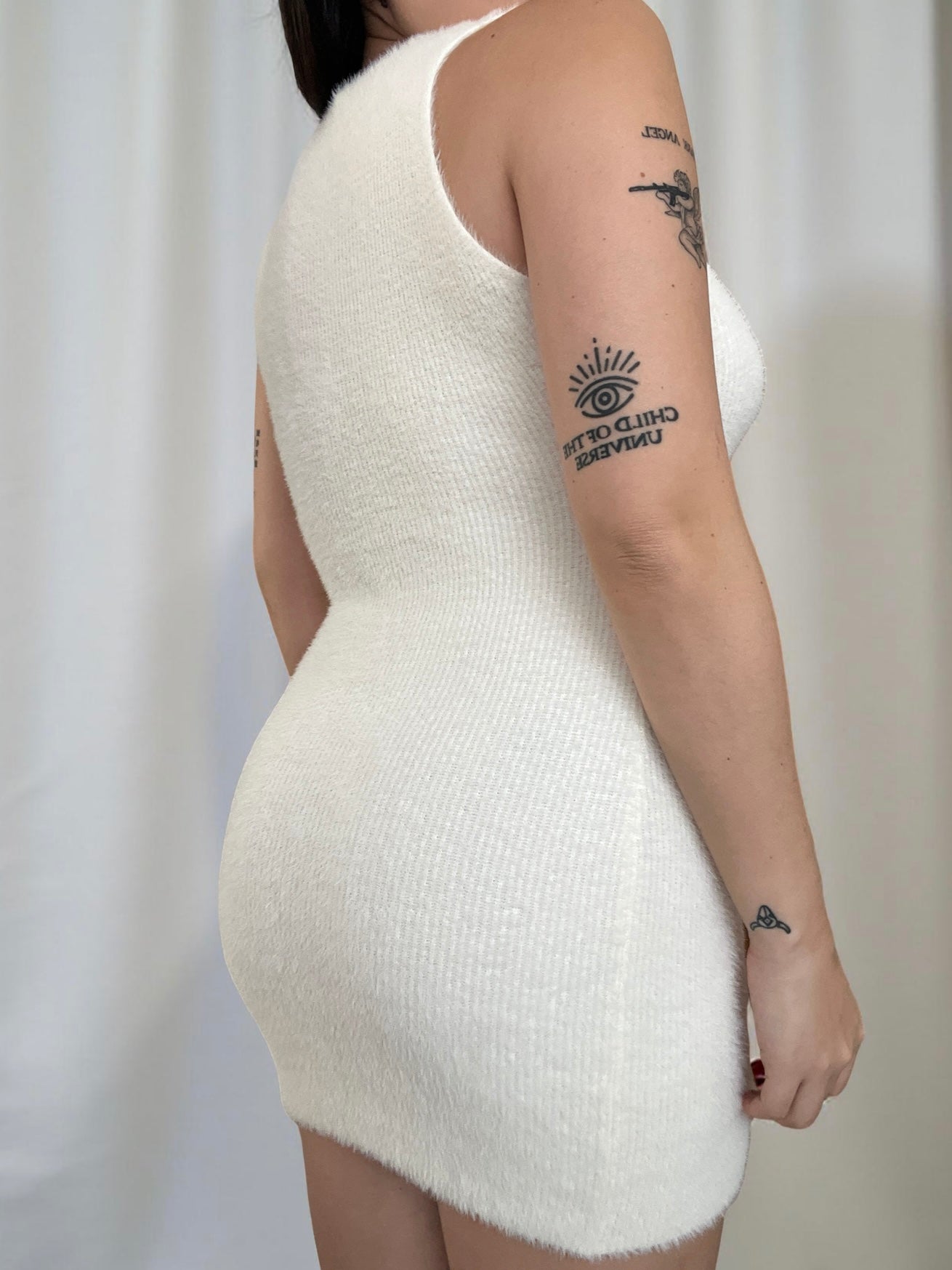 Fur dress