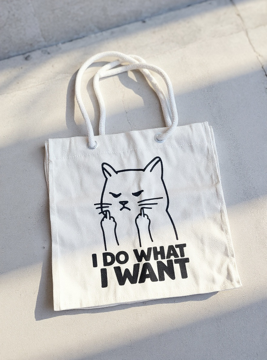 Funny tote bag
