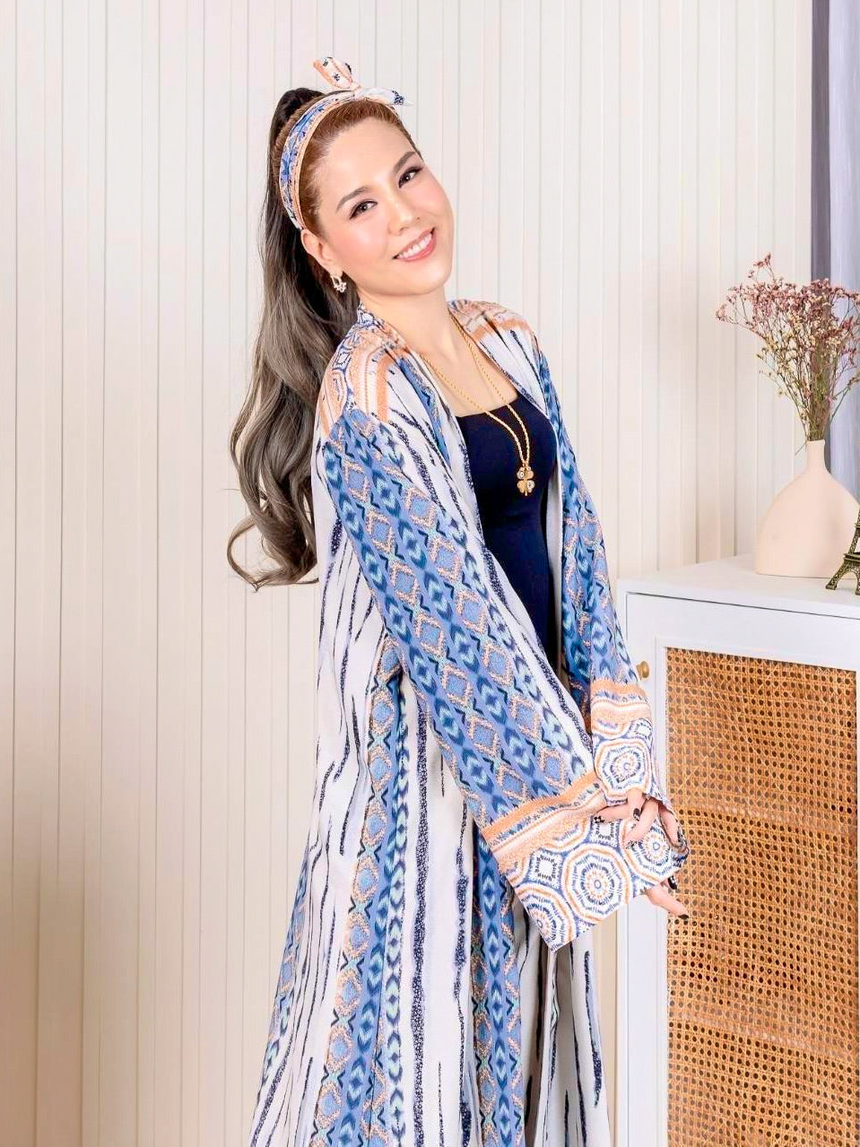 Kimono & pants set
